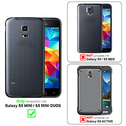 Cadorabo Coque Samsung Galaxy S5 MINI / S5 MINI DUOS Etui en Argent