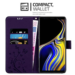 Cadorabo Coque Samsung Galaxy NOTE 9 Etui en Mauve