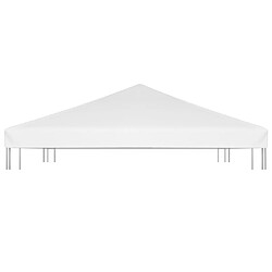 Avis vidaXL Toile de toit de belvédère 270 g/m² 4x3 m Blanc