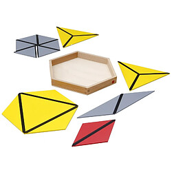 Avis Jeu d'apprentissage - Triangles constructifs - jeu Montessori