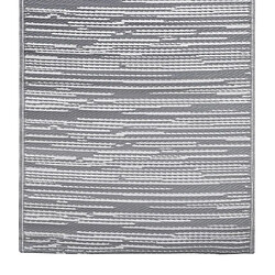 Avis vidaXL Tapis d'extérieur Gris 120x180 cm PP