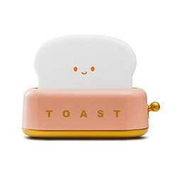 TechKidz Lampe veilleuse toastée pour Enfant Modèle Morning Blanc / Rose