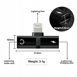 Avis GUPBOO adaptateur répartiteur foudre ipad iphone 2en1,JL2376