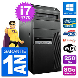 PC Tour Lenovo M93p Intel Core i7-4770 RAM 8Go Disque 250Go Windows 10 Wifi - Occasion