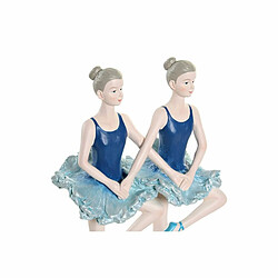 Figurine Décorative DKD Home Decor Bleu Résine (14 x 7.5 x 20.5 cm)