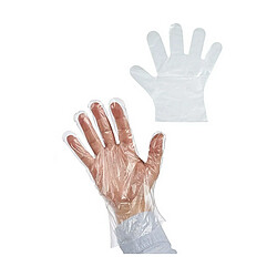 BigBuy Home Gants Jetables Lot Transparent Plastique (12 Unités)