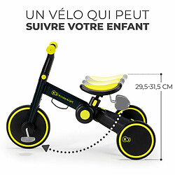 Acheter Kinderkraft Tricycle 3en1 4TRIKE, Mini Draisienne, Trotteur, Selle réglable, Noir