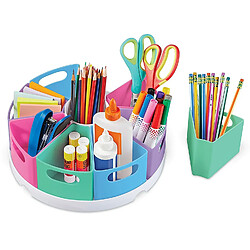 Avis Module de Rangement Create-A-Space (Pastel) de Learning Resources, Organisation des Fournitures, Idéal pour la Classe ou à Domicile, Plastique Facile à Nettoyer, Kit de 10 Pièces (Exclusivité )