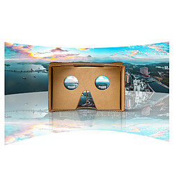 Avizar Casque VR Smartphone En carton Recyclable Ultra-compact Marron pas cher