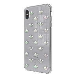 Adidas Coque de Protection pour iPhone XS Max Originals Trefoil Transparent