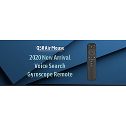 Universal G50S Google Voice Air Télécommande Souris Gyroscope Smart TV Universel 2.4G USB Sans fil Infrarouge Apprentissage Télécommande Télécommande