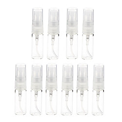 10pcs vaporisateur de parfum vide bouteilles rechargeable pulvérisateur de brume de voyage fin 3ml