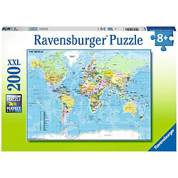 Ravensburger Puzzle XXL 200 p - Carte du Monde