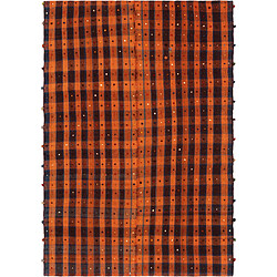 Vidal Tapis de laine 232x160 orange Jajim