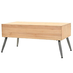 Avis Maison Chic Tabls basse,Table Console pour salon Bois massif de sapin 115 x 55 x 50 cm -MN73843