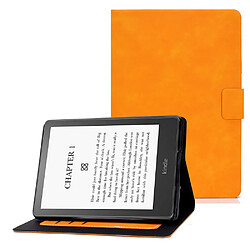 Etui en PU anti-chute avec support et porte-cartes pour votre Amazon Kindle Paperwhite 5 (2021) - kaki