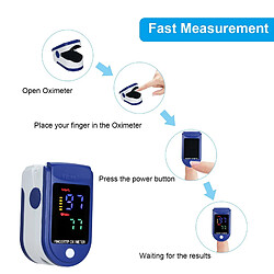 Acheter Justgreenbox Mini moniteur de saturation d'oxygène dans le sang de taux d'oxymètre de pouls du bout des doigts pour un usage domestique - T6112211961514