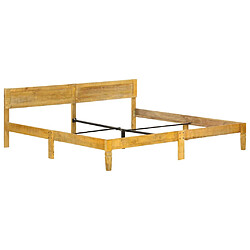 vidaXL Cadre de lit sans matelas bois de manguier massif 200 cm