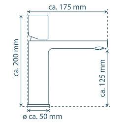 SCHÜTTE Mitigeur de lavabo NEW YORK chrome pas cher