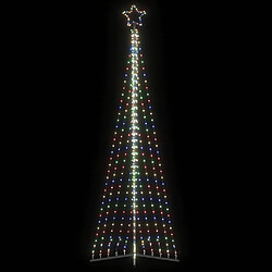 vidaXL Guirlande de sapin de Noël 495 LED colorées 300 cm