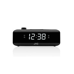 Pendule Réveil JVC RA-E211B Noir pas cher