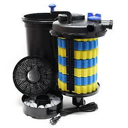 Helloshop26 Filtre de bassin à pression UV 18 watts 30 000 litres nettoyage facile 16_0001921