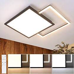 Autres Temps ZMH LED Ceiling Light Living Room 46W Twin Shape Ceiling Light with Stars (Plafonnier LED avec étoiles)