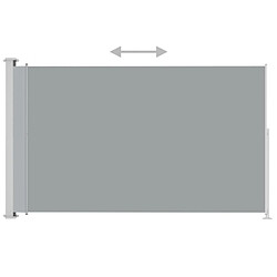 Avis vidaXL Auvent latéral rétractable de patio 180x300 cm Gris