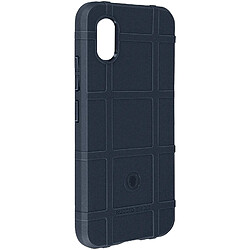 Avizar Coque pour Samsung Galaxy Xcover 7 Silicone Antichoc Motif en relief Bleu Nuit