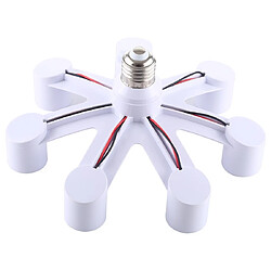 Avis Wewoo 1 à 7 E27 Support de lampe standard Convertisseur de base Ampoules à LED Adaptateur de prise