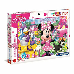 Ludendo Puzzle Glitter 104 pièces Happy Minnie