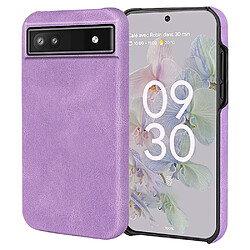 Coque en TPU + PU léger, violet pour votre Google Pixel 6a