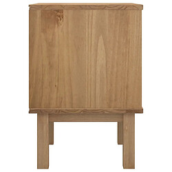 Maison Chic Table de chevet - Table d'appoint - Table de Nuit 45x39x57 cm bois de pin massif pas cher