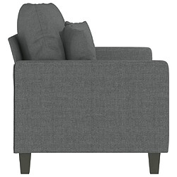 Acheter Maison Chic Canapé à 2 places,Sofa de Salon,Canapé droit Gris foncé 120 cm Tissu -GKD362886