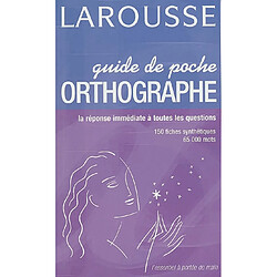 Guide de poche orthographe - Occasion