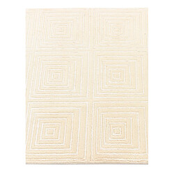 Vidal Tapis de couloir en laine 404x79 beige Darya pas cher