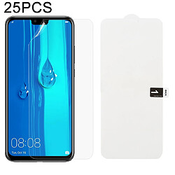 Wewoo Film protecteur de protection souple avec Hydrogel doux de 25 PCS de coton alcoolisé + carte à gratter pour Huawei Y9 2019 / Enjoy 9 Plus