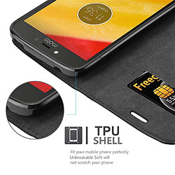 Avis Cadorabo Coque Motorola MOTO C PLUS Etui en Noir