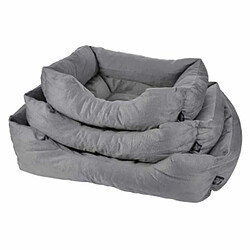 Paris Prix Lot de 3 Paniers Chien & Chat Python 73cm Gris