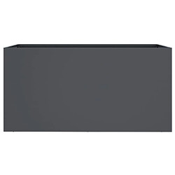 Acheter vidaXL Jardinière anthracite 62x30x29 cm acier