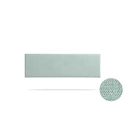 Tête de Lit Tapisée NOVA Aqualine - 100 x 50 cm - Vert Aqua - Moonia