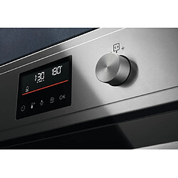 Four intégragble multifonction 72l 60cm à pyrolyse inox - EBF4P46X - ELECTROLUX pas cher