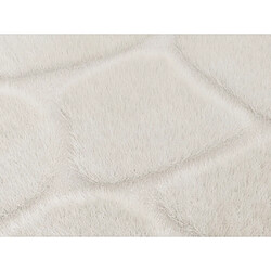 Vente-Unique Tapis en relief effet fourrure - 200 x 290 cm - Beige - ARENSO pas cher