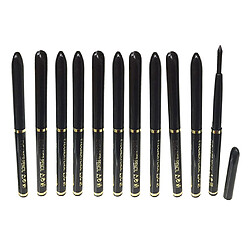 12 Noir Cosmétique Imperméable Yeux Ombre à Paupières Liner Eyeliner Crayon Stylo Maquillage pas cher