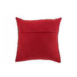 Dansmamaison Coussin Femme Cuir Noir/Rouge/Beige