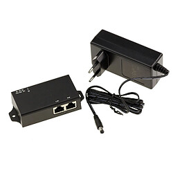 Kalea-Informatique Injecteur Power Over Ethernet 1 port 30W PoE IEEE802.3af PoE+ IEEE802.3at