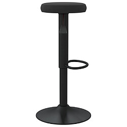 Acheter vidaXL Tabourets de bar lot de 2 Noir Velours