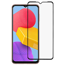 Protecteur écran en verre trempé impression sur soie, anti-explosion, colle intégrale, anti-rayures pour votre Samsung Galaxy M13 4G - transparent