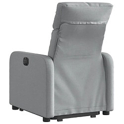 Acheter vidaXL Fauteuil inclinable Gris clair Tissu