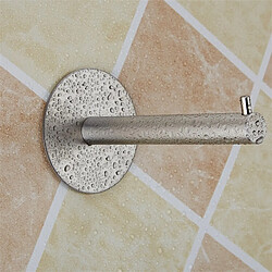 Universal Porte-papier toilette Porte-papier toilette Acier inoxydable Brossé Nickel 3M Adhésif Porte-papier WC Accessoires de toilette | Porte-papier toilette | Clips à papier toilette | Tableau de clips à tissu de salle de bains(Argent)